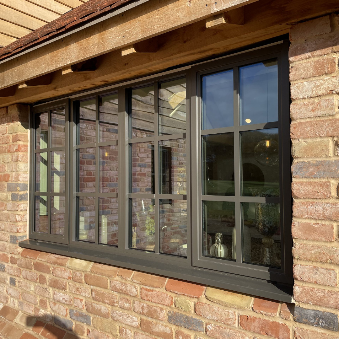 Aluminium Window With Astragal Bars