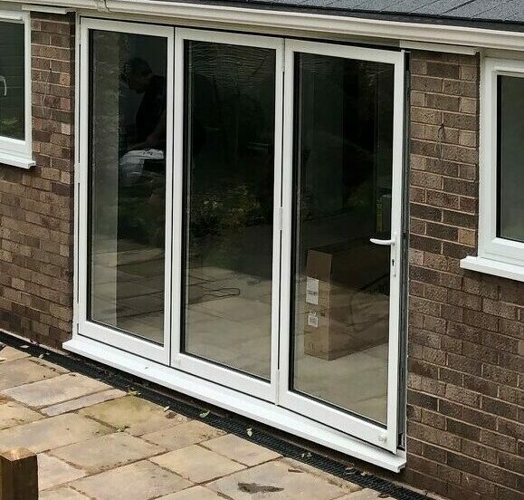 White Aluminium Bi-folds