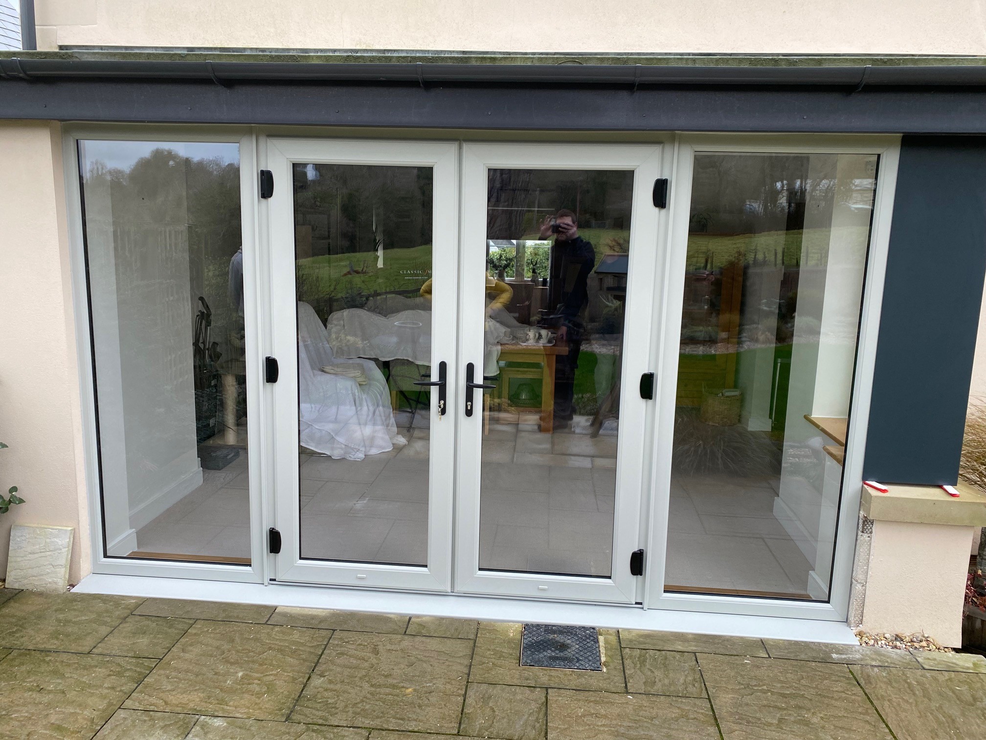 French Door with Side Panels