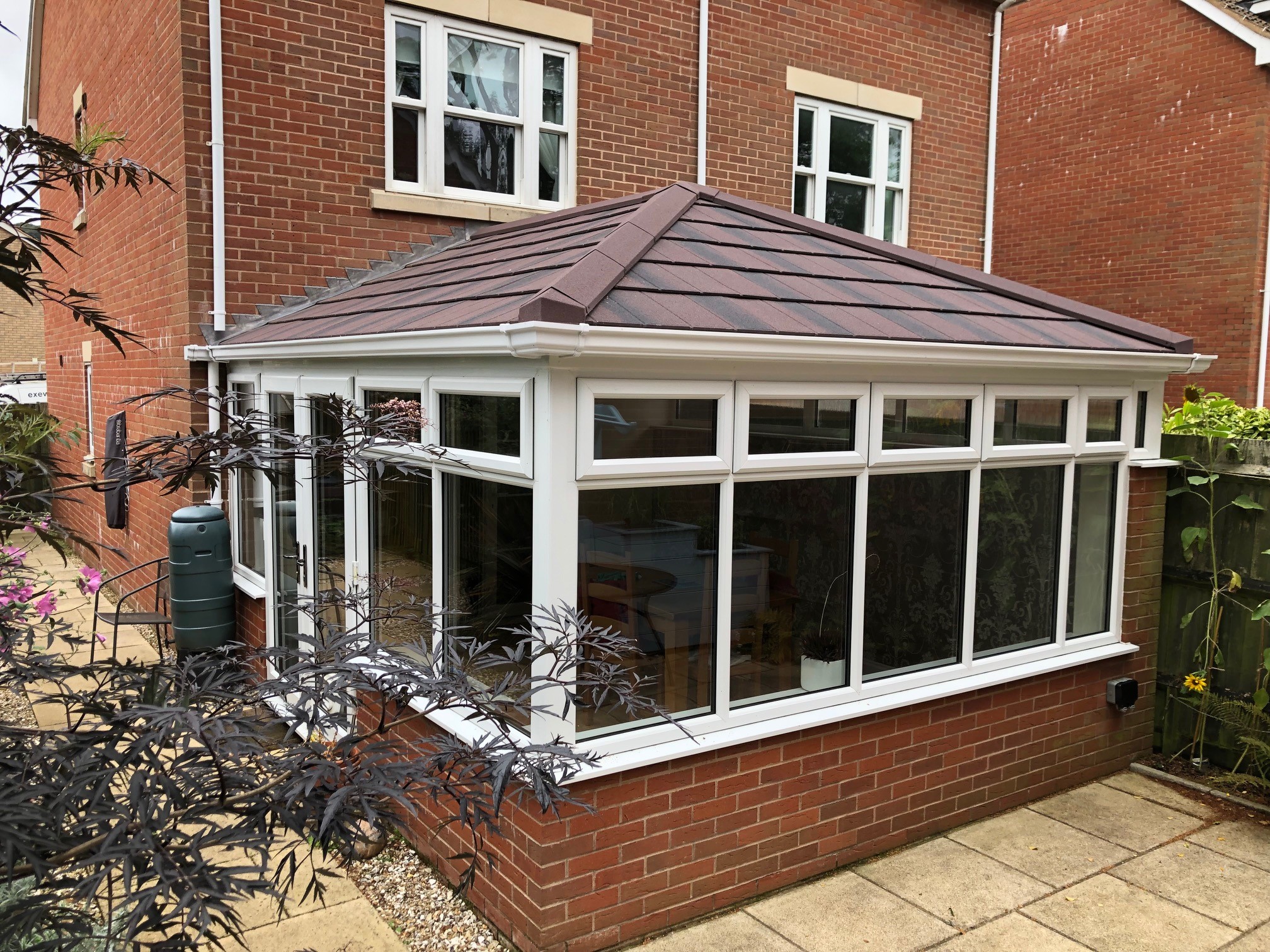 Conservatory Solid roof installation